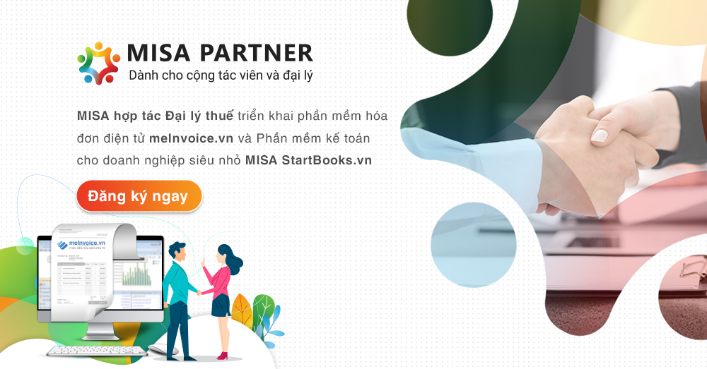 MISA hợp tác đại lý thuế triển khai hóa đơn điện tử meInvocie,vn và Phần mềm kế toán cho doanh nghiệp siêu nhỏ MISA StartBooks.vn